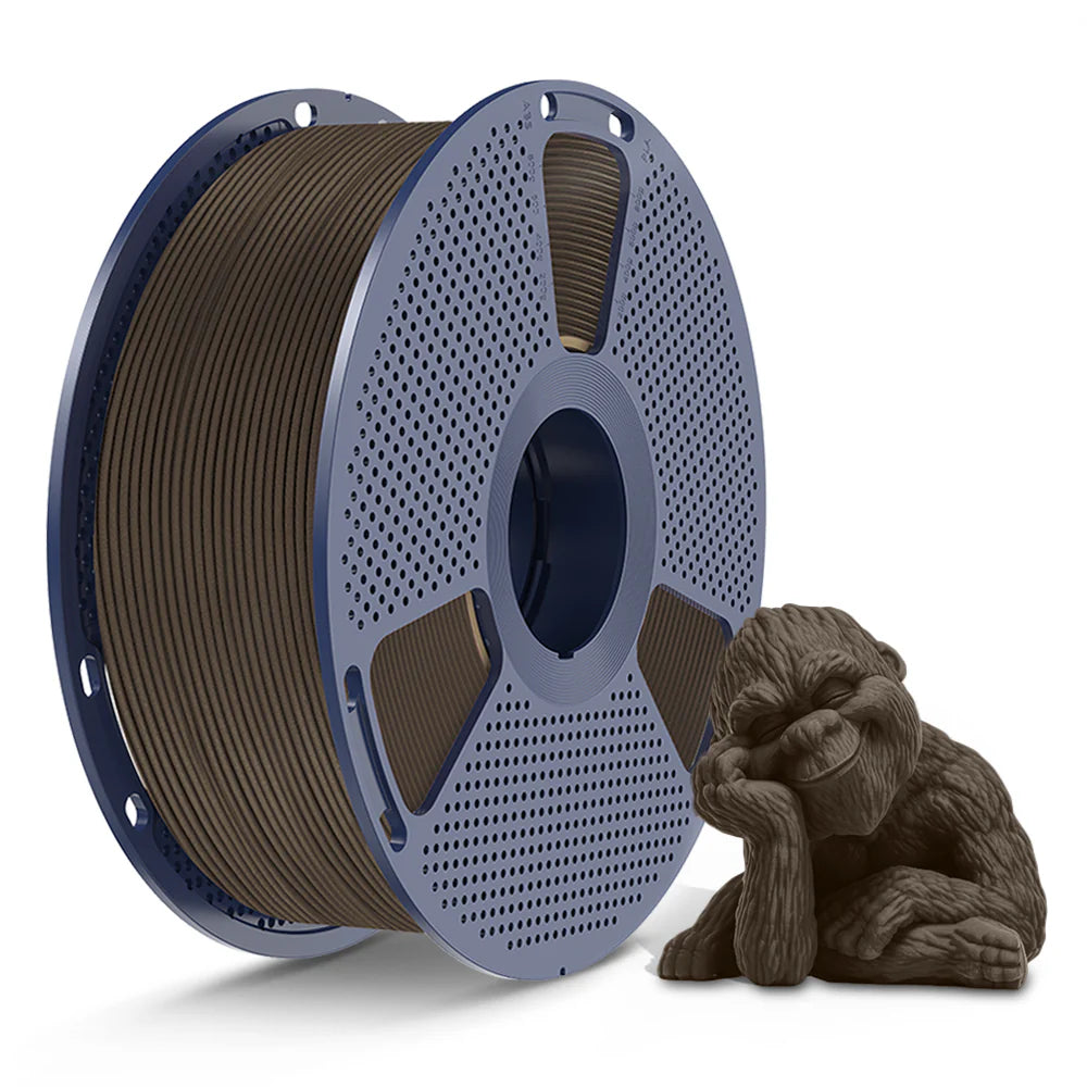 [MOQ: 3KG] Optimized Wood PLA 3D Printer Filament 1KG, Optimized and Upgraded Wood Texture
